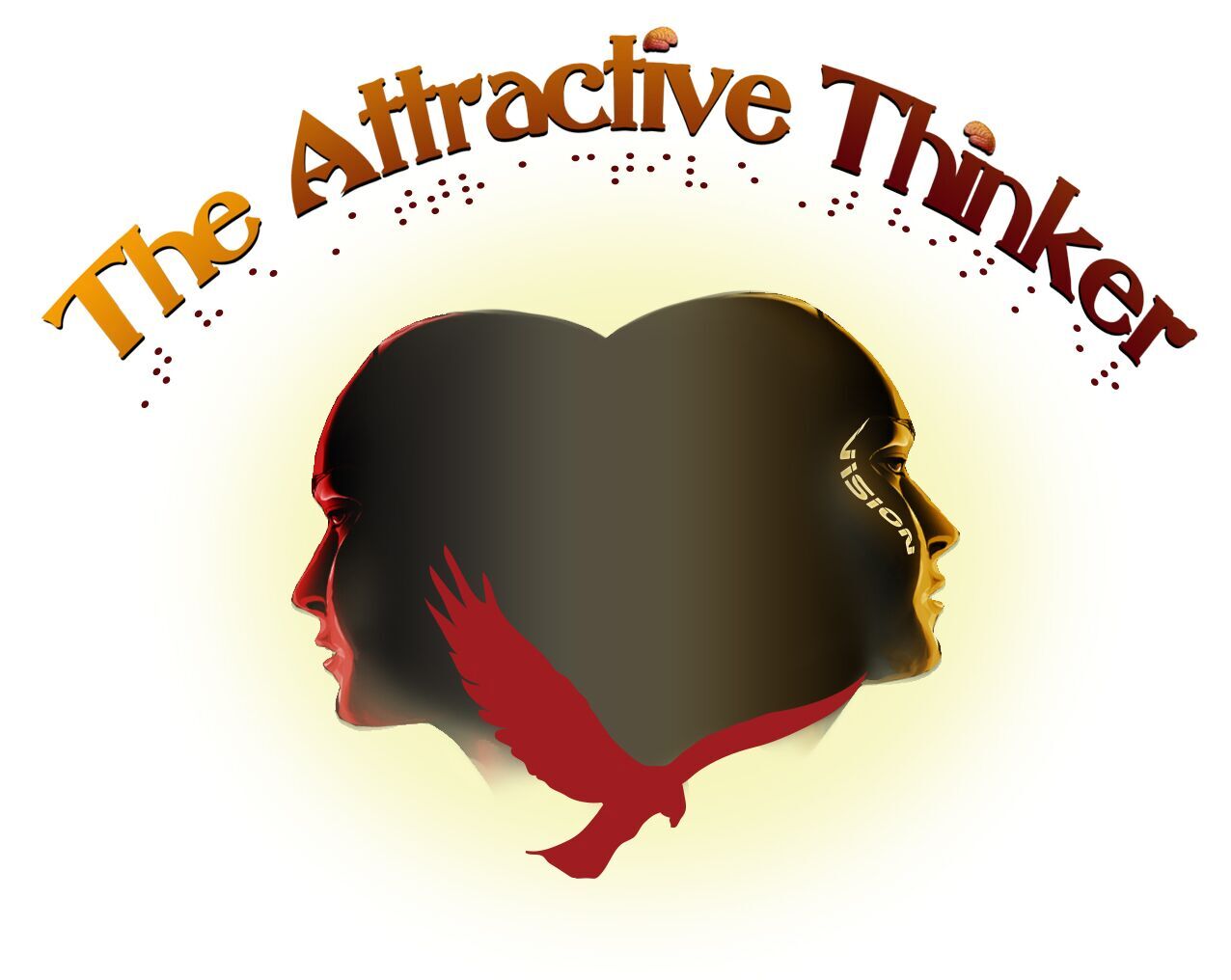 The Attractive Thinker Logo 2 Minds